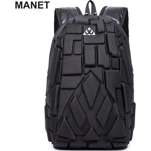 MANET Nylon School Backpacks 15.6 Inch Business Men Travel Backpack Laptop Outdoor Bag Male Waterproof Sports Shoulder Bags
