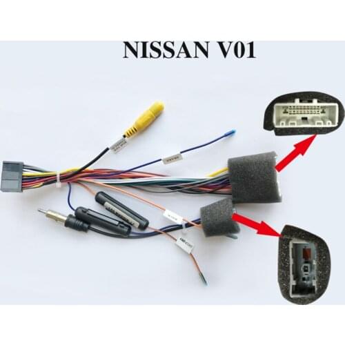 New Hot Special ARKRIGHT Wiring Harness Cable For NISSAN Radio Head Unit Adaptor