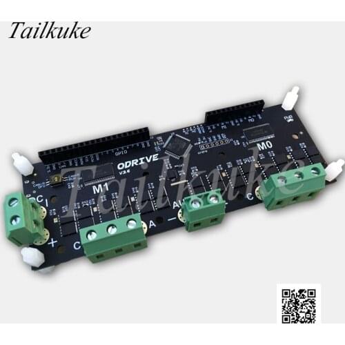 ODrive 3.6 FOC BLDC AGV Servo Dual Motor Controller High Power Development Board