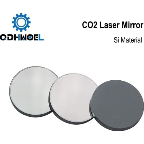 New Co2 Laser Si reflective Mirrors for Laser Engraver Gold-Plated Silicon Reflector Lenses Dia. 20 25 30 38.1 50.8mm