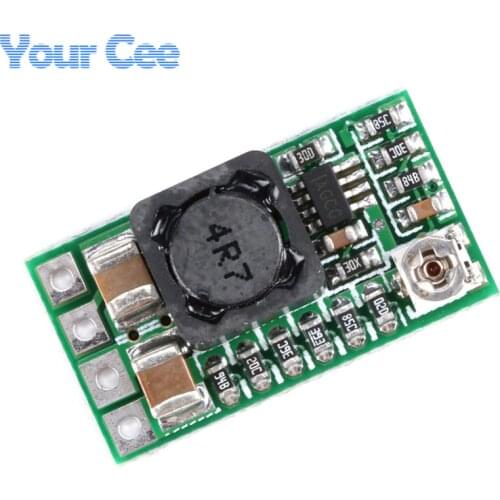 5 pcs Mini DC-DC 12/24V to 5V3A Step Down Module Power Supply Module Converter 97.5% Adjustable Efficiency Output Voltage