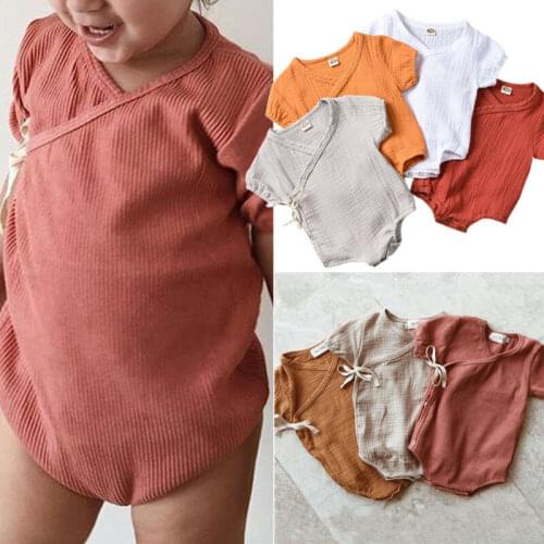 Pudcoco 2020 Newborn Baby Boy Girl Cotton Bodysuit Romper Jumpsuit Clothes Outfits Sunsuit