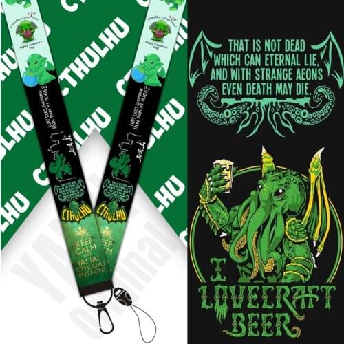 2020 Original Cthulhu Cthulhu Phone Lanyard Pendant Customizable Wristband Detachable Spot Sale Keychain
