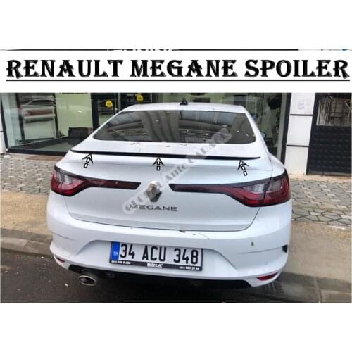 For RENAULT MEGANE Spoiler 2002-2021 Auto Accessory Universal Spoilers Car Antenna For Car Styling Sill Diffüser Mud Flaps