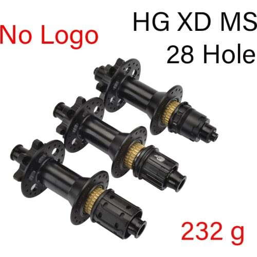 No Logo Bicycle Hub Mountain Bike DIY Hub HG / XD / MS 141X10 148X12 Ratchet Structure Hub 350 240 180 BOOST 28 Holes
