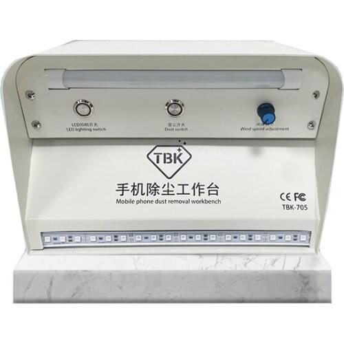TBK-705 3 In 1 work bench for removing cellular phone dust for the repair of LCD screen dust inspection/clean LED scratch