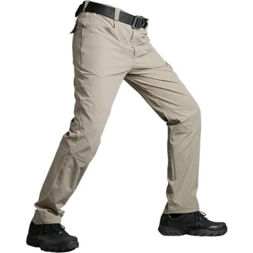 Outdoor Stretch Hiking Pants Men Quick Dry Tactical Pants Male Fishing/Trekking Trousers Breathable Casual Cargo Pants