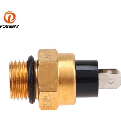 POSSBAY High Performance Engine Motorcycle Radiator Cooling Fan Thermo Switch Sensor For Benelli Motorcycle Accessories