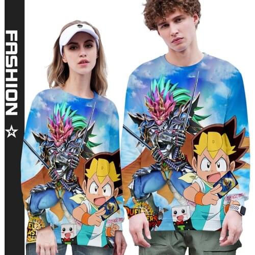 Japan Cartoon Card Games 3d Hoodies Pullover Costume Fashion Men Women Capless Sweatshirts Tops Long Sleeve O-neck Unisex Hoodie