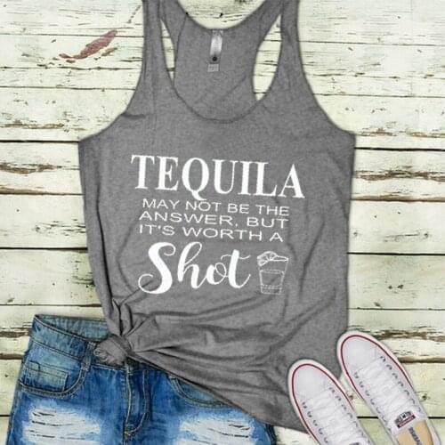 Tequila Tops Womens Festival Summer Plus Size Woman Drink Tanks Cowboys Print Feelin Willie Good Tank Top