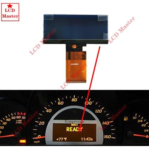 1pcs LCD Display Screen for Mercedes Benz W203 C Class 2000-2004/W463 G class 2002-07 Instrument Cluster Dashboard Pixel Repair