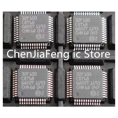 10PCS~50PCS/LOT STM32F100C8T6B 32F100C8T6B QFP48 New original
