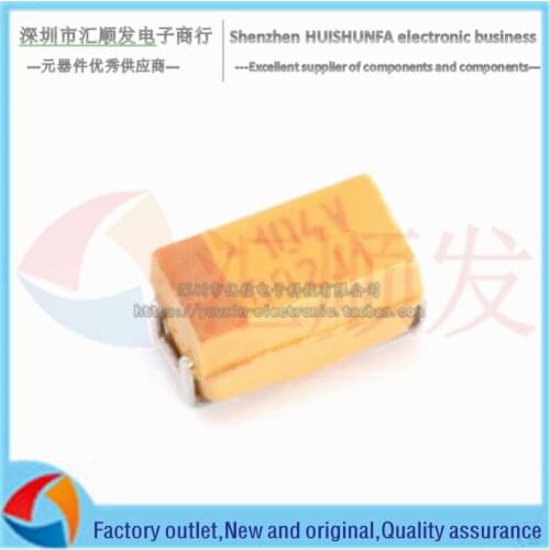 10PCS!!! Original genuine SMD tantalum capacitor 3216A 16V 10UF ±10% TAJA106K016RNJ 1206
