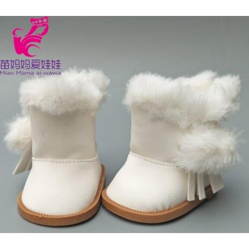 18 inch Girls Dolls Snow Boots shoes for baby dolls winter shoes toys accessory girl gifts