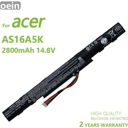 Oein Genuine AS16A5K AS16A5K AS16A7K AS16A8K Battery For Acer Aspire E15 E5-475G 523G 553G 573G 575G 774G E5-575 E5-575-59QB