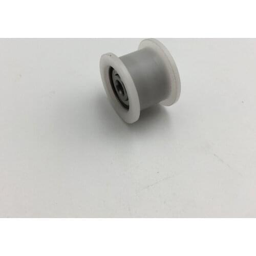 3D printer accessories 4mm inner diameter double bearing POM plastic pulley 10mm synchronous belt