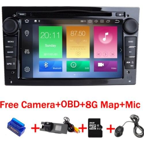 Gross Black 4G+32G 7" Touch Screen Android 8.1 car dvd player For Opel Astra H Vectra Corsa Zafira Wifi 4G Bluetooth Radio RDS