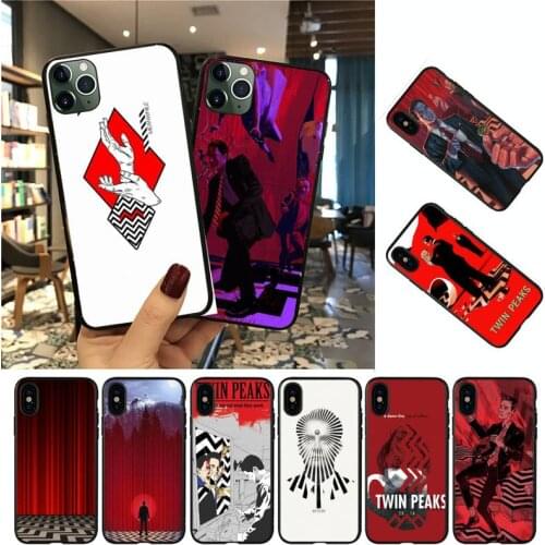 YNDFCNB Twin Peaks Fire Walk With Me Phone Case For iPhone 8 7 6 6S Plus 5 5S SE 2020 12pro max XR X XS MAX 11 case