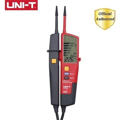 UNI-T UT18D Digital Voltmeter 690V AC DC Voltage Meter Metal Detector Waterproof Test Pen Full LCD Display RCD Test Auto Range