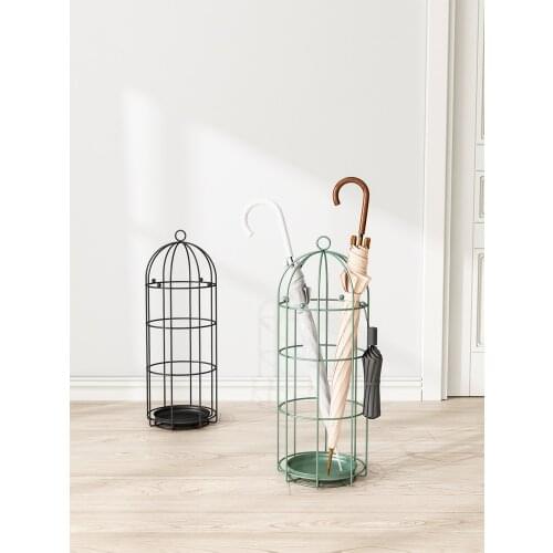 Decorative Iron Umbrella Stand Metal Holder Umbrella Stand Household Creative Soporte Paraguas Household Merchandises BE50WC