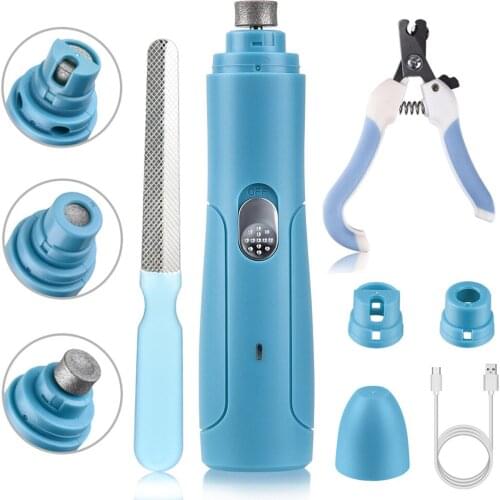 Pet Electric Polish Sharpener Manicure Tool Set USB Cat and Dog Automatic Claw Sharpener Nail Clippers Pet Nail Grinder