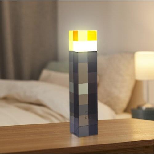 Lamp Torch Flash Light LED Light USB Rechargeable Night Light 11 Inch Suitable For Living Room Bedroom Home Decoration