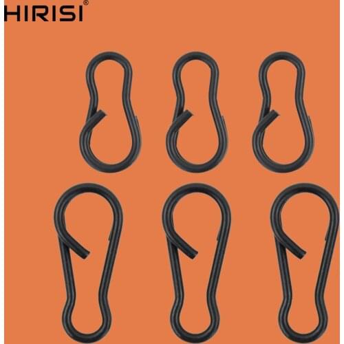 Hirisi Fishing Snap Clips Speed Links Swivel Quick Change Fishing Hook Snap Carp Terminal Tackle Fishing Accessories