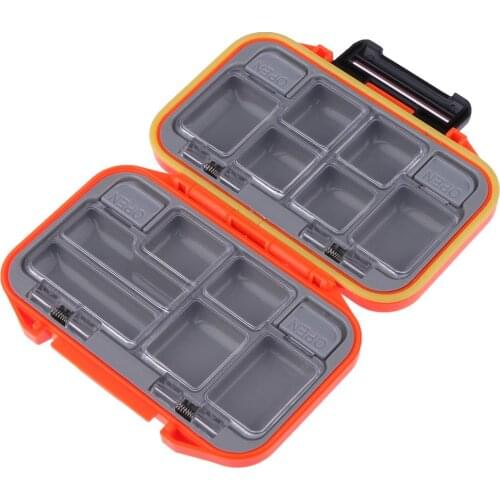 Outdoor 12 Compartments Fishing Lure Hook Bait Storage Box Waterproof Fishing Tackle Holder Square Case Pesca Accessories