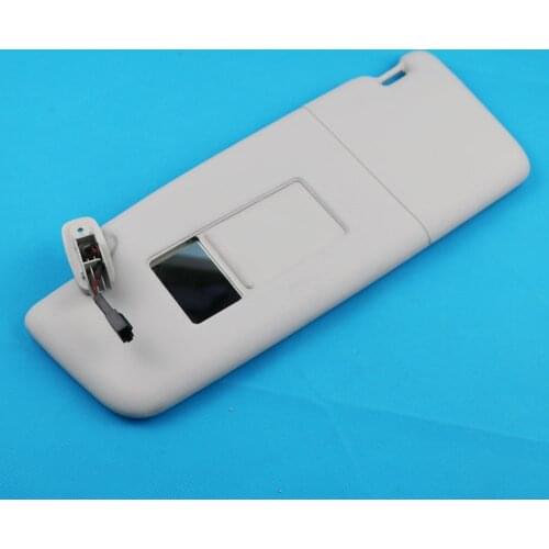 3B0857551 Gray Left Front Sun Visor Panel With Makeup Mirror For VW Beetle Golf Jetta MK4 Passat B5 Skoda 1998-2013