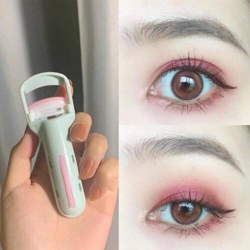 Eyelash Curler Portable Long Lasting ABS Pain Free Eyelash Curling Clip for Girl