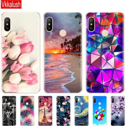 Silicon case For Xiaomi MI A2 LITE Case Full Protection Soft tpu Back Cover Phone Cases For Xiomi MI A2 LITE bumper Coque case