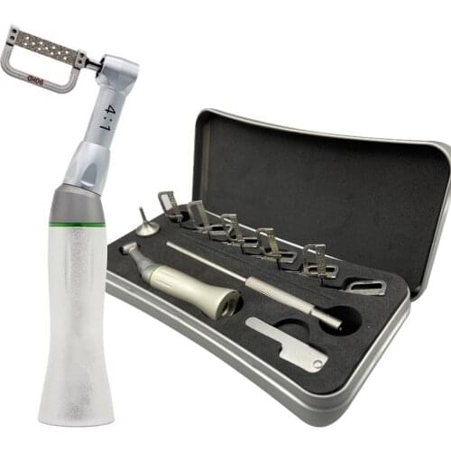 Dental reciprocating interproximal stripping orthodontic tools 4:1 contra angle low speed reduction polishingkit