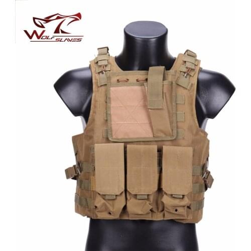 MOLLE Tactical Vest Plate Carrier with Steel Wire 900D Oxford Airsoft Military Combat Assault Camouflage Hunting Clothing