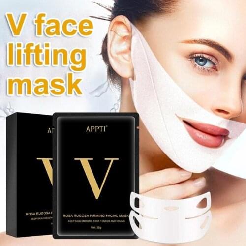 V-Slimming Face Jawline Reshape Mask V Shape Patch 4D Reduce Double Chin Firming Facial Strap Face Lift Tape Anti Wrinkle