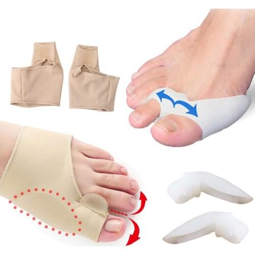 1/2Pair Foot Care Tools Toe Separators Orthopedic Bunion Corrector Orthopedic Finger Toe Hallux Valgus Correction Orthosis