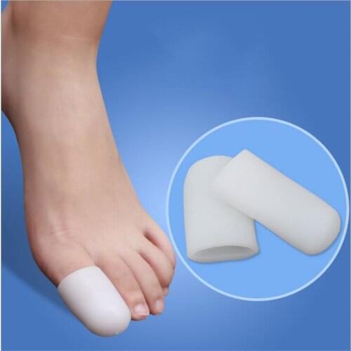 10pcs/5Pairs Silicone Thumb Sleeve Toe Cap Cover Protector for Corn Blisters Pain Relief Finger Gel Tube Bunion Care Protection