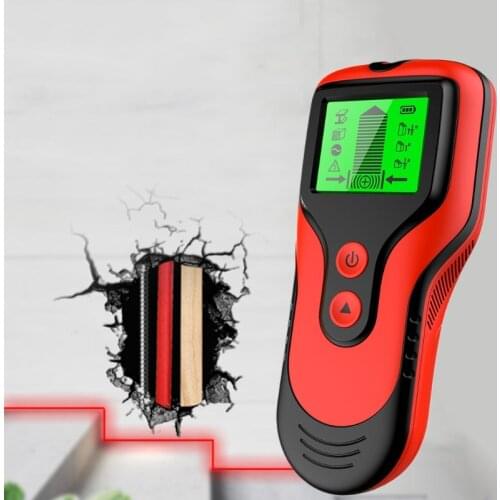 3 in 1 Electronic Stud Sensor Wall Scanner Center Finding for Wood Metal Studs AC Wire