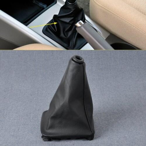 Beler New Gear Stick Shift Knob PU Leather Cover Boot Gaiter for Hyundai Elantra Avante XD 2002 2003