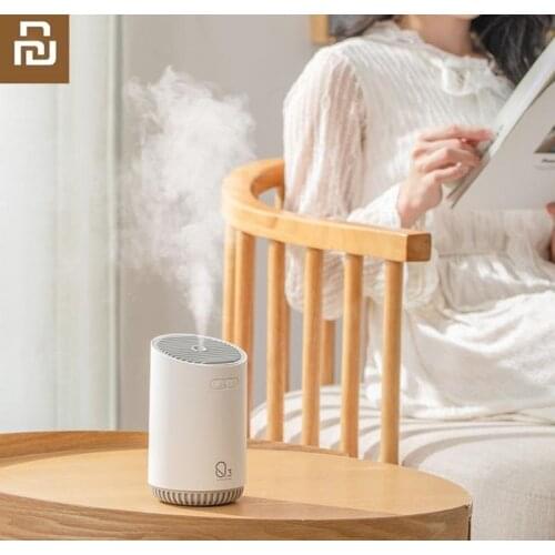 YoupinNew wireless humidifier 320ml home office colorful lights portable USB Recharge air purifier Humidifying sprayer