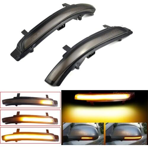 Dynamic Sequential Indicator Side Wing Mirror Flowing Blinker For Skoda Octavia 2009-2013 Superb 2008-2014 LED Turn Signal Light