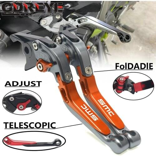 For 690 SMC R 690 SMCR 690SMC R 2012 2012 2012-2013 690 SMCR Motorcycle brakes Folding Extendable brake clutch handle levers