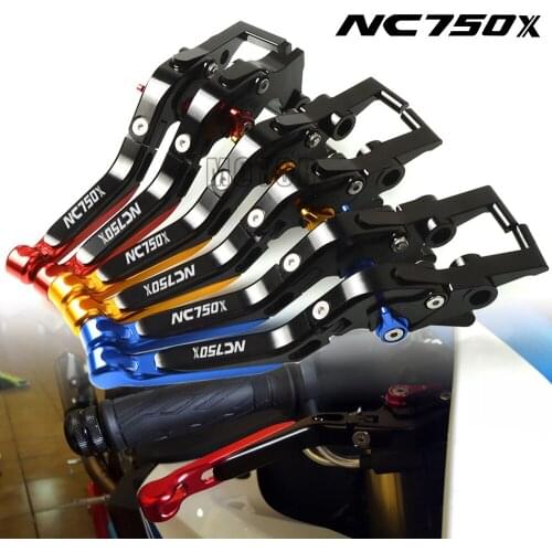 For Honda NC750 S/X 2014 2015 NC750S NC750X NC 750 Motorcycle CNC Aluminum Adjustable Folding Extendable Brake Clutch Levers