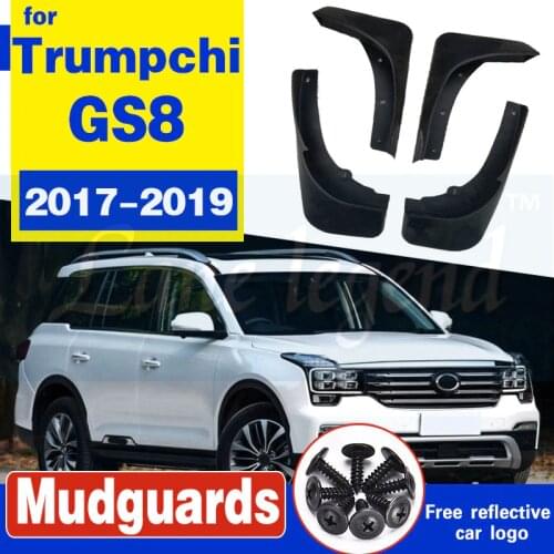 Molded Mud Flaps For Trumpchi GS8 2017 2018 2019 Mudflaps Splash Guards Mud Flap Front Rear Mudguards Fender
