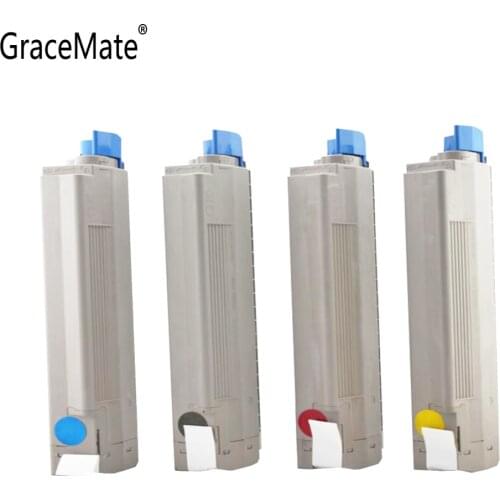 GraceMate Toner Cartridge Compatible for OKI C831 C841 Printers Black and Color Toner Cartridges
