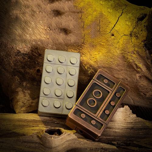 Third Generation Building Block Style Push Brand Fingertip Anti Stress Autism ADHD Entertainment Adult Hand Spinner Funny Gift