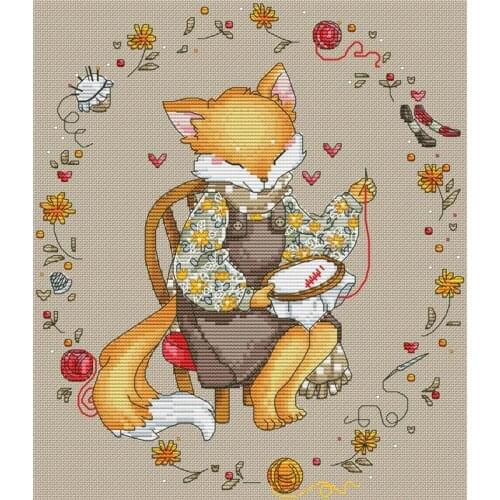 ZZ1138 Homefun Cross Stitch Kit Package Greeting Needlework Counted Cross-Stitching Kits New Style Counted Cross stich Painting