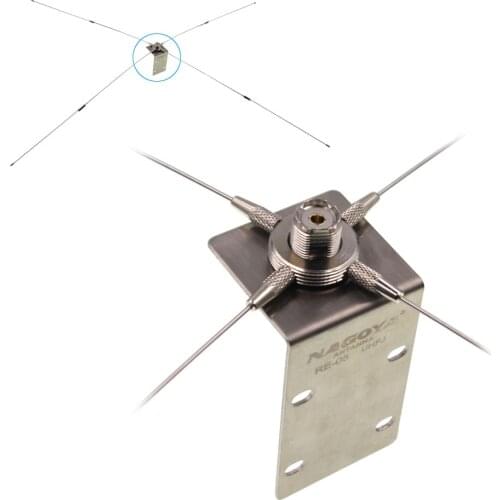 Nagoya RE-05 Antenna Bracket 10-1300MHz Ground Redical for Mobile Radio SO239-PL259/NMO Antenna Strengthen