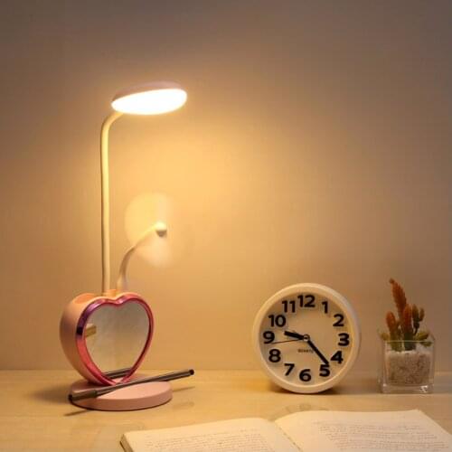 Desk Lamp Multifunctional Led Eye Protection Night Light Student Children Table Lamp Bedroom Bedside Light Learning Folding Lamp