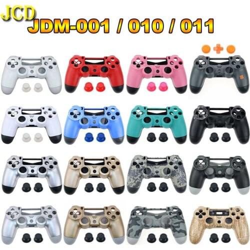 JCD Plastic Housing Shell For Sony Playstation 4 PS4 JDM-001 / 010 JDM-011 Wireless Controller Replacement Case Cover
