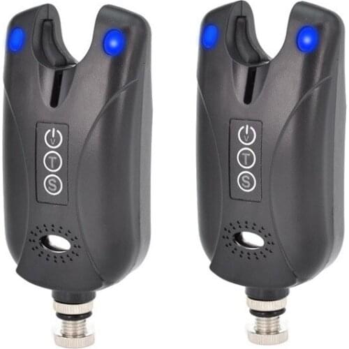 Fishing Bite Alarms Receiver fishing LED Light Sound Alert Indicator Adjustable Tone Volume Fishing Tackle Accessories